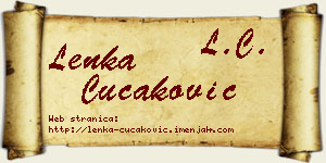 Lenka Čučaković vizit kartica